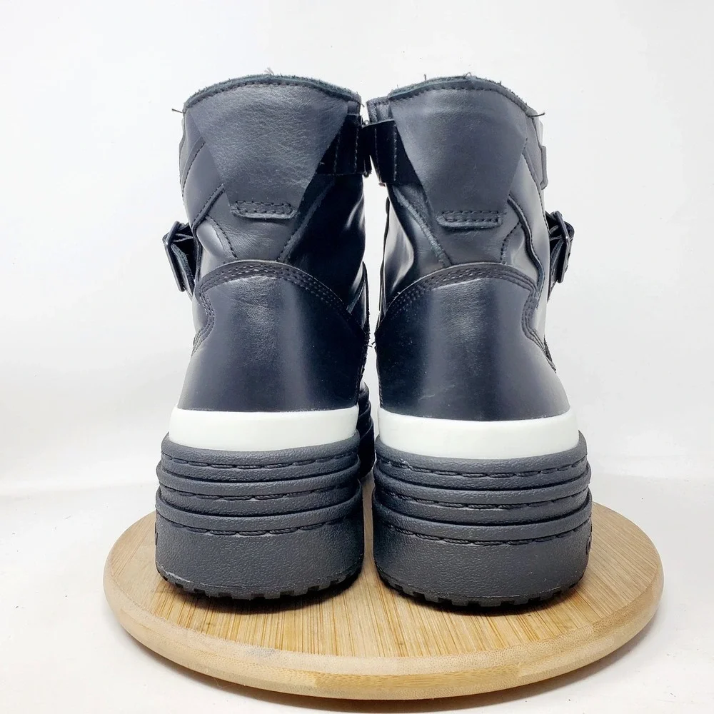 Adidas x AFROPUNK Triple Platforum High Shoes Mens 10.5 Black Punk Sneaker Boots
